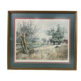 Jeremy King 'Temple Henley' Signed Lithograph