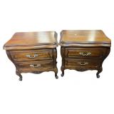 2 Vintage Wooden Nightstands