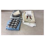 Vintage linen napkins, table runners and cloths