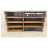 desk organizer, only 2 drawers, 28x16x10