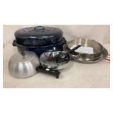 Cookware and Himalayan Salt Plate Set