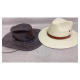 A Henschel hat, and a Stetson Los Alamos hat