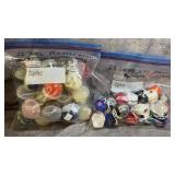 54 NFL Gumball Machine Plastic Mini Helmets