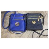 Navy Blue MKF Collection Scarlett Crossbody Bag,