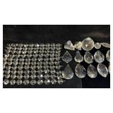 Crystal Chandelier Charms, Raindrops, Octagons