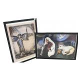 2 Marc Chagall Canvas Prints SOLITUDE,Joshua