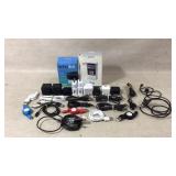 Amazon echo, Cisco flip zero and chargers