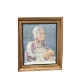 Native American Indian Signed by Bruce