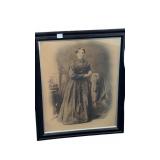 Victorian Framed Sketch