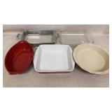 5 Bakeware Dishes with Various Materials