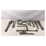 Vintage Hand Tools with Wrenches/Pliers