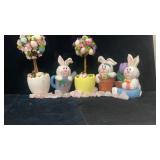 Wooden Easter Bunny and Home Decor