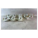 (16) vintage porcelain tea set pieces