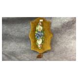 Vintage Capodimonte Porcelain Floral Wall