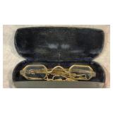 Antique 19th-century Spectacles with Brass