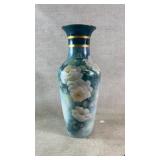 Hand painted porcelain flower vase