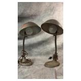 Pair of Vintage Industrial Style Gooseneck Desk