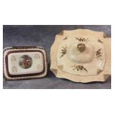 Vintage Salem China Serving Bowl with Lid,