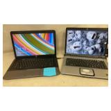 Both laptops power on with charger, and need new