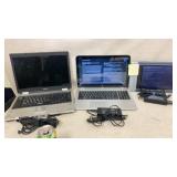 2 laptops, Stylistic, all hold power, all have