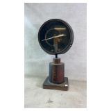 vintage industrial-style table clock