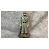 Vintage Cast Iron Confederate Soldier Figurine
