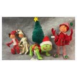 Annalee Red Candy Cane Elf Doll, Annalee Almost