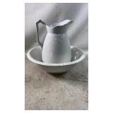 vintage J. Wedgwood China white ironstone wash