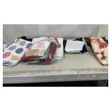 Tablecloths and throw pillow covers