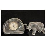 Vintage Mikasa 'Season's Holly' Crystal Mantel