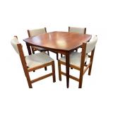 K D Furniture TEAK Mid Century Dining Table/Chairs