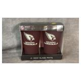 NFL Arizona Cardinals 16oz Spirit Glass Pints Set