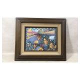 Native American wall art with coa