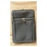 Soft-Shell Rolling Suitcase With External Pockets