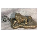 Vintage Old Man Golfing Figurine, Vintage Metzke