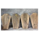 Wooden Necklace Display Bust Easels