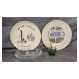 Vintage Decorative Souvenir Plates, Scenic South