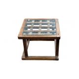 Japanese Kontatsu Table with Glass Top, 19th