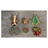 Vintage Santa Claus Brooch by Bert Anderson,