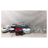 Glassware, Pottery, and Ceramic Items