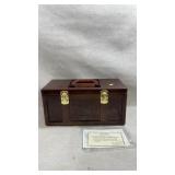 THOMAS MUSEUM SERIES WOODEN TOOL BOX W/COA