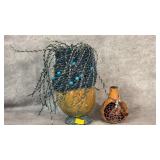 Native American Decorative Dreamcatcher Gourd Art,