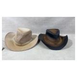 2 Western Cowboy Hats