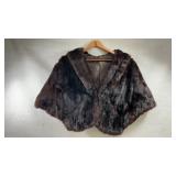 vintage Saga mink fur cape