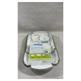Anchor Hocking 10-piece glass bakeware set