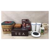 Tea holders, candle warmer and more