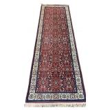 Hand Knotted Wool Runner Rug