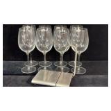 Set of Luigi Bormioli Accademia Wine Glasses,