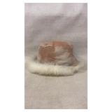 shearling sheepskin bucket hat