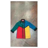 Vtg Herman Kay color block wool coat
